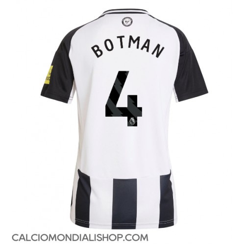 Maglie da calcio Newcastle United Sven Botman #4 Prima Maglia Femminile 2024-25 Manica Corta